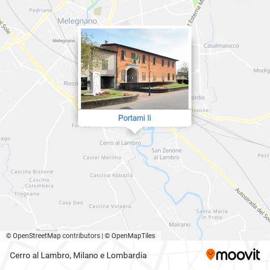 Mappa Cerro al Lambro