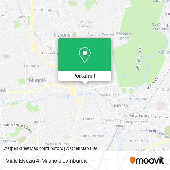 Mappa Viale Elvezia 4