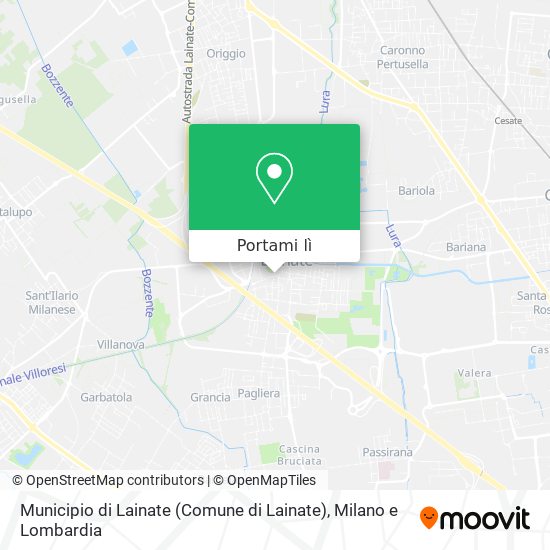 Mappa Municipio di Lainate (Comune di Lainate)