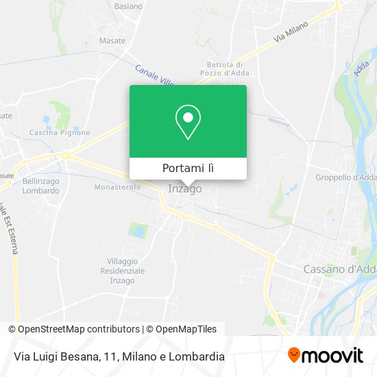 Mappa Via Luigi Besana, 11