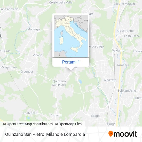 Mappa Quinzano San Pietro