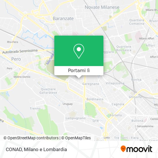 Mappa CONAD