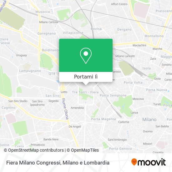 Mappa Fiera Milano Congressi