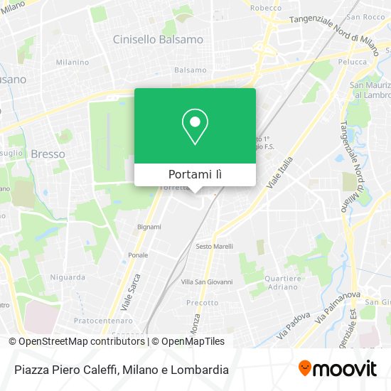 Mappa Piazza Piero Caleffi