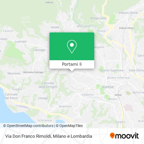 Mappa Via Don Franco Rimoldi