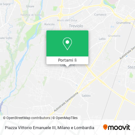 Mappa Piazza Vittorio Emanuele III
