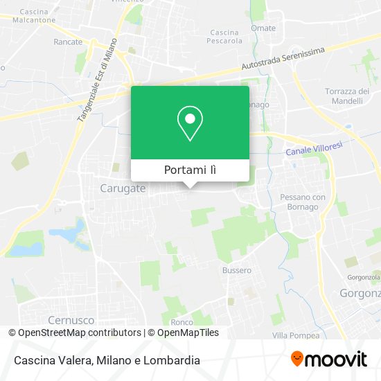 Mappa Cascina Valera