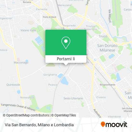 Mappa Via San Bernardo