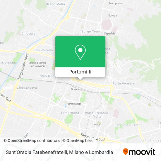 Mappa Sant'Orsola Fatebenefratelli