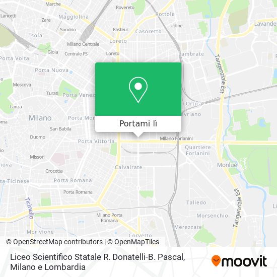 Mappa Liceo Scientifico Statale R. Donatelli-B. Pascal