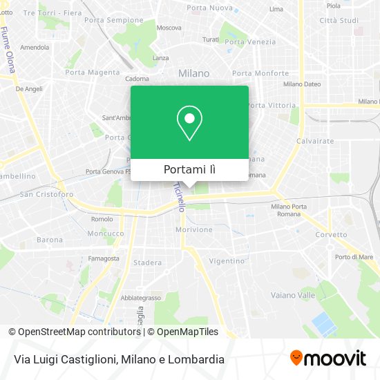 Mappa Via Luigi Castiglioni