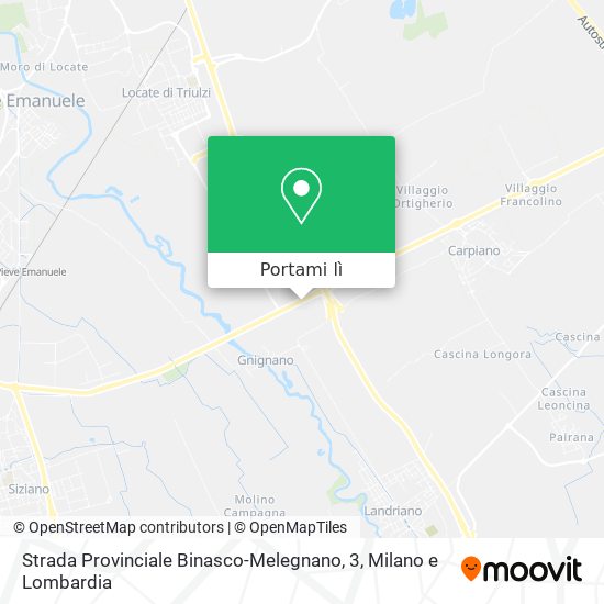 Mappa Strada Provinciale Binasco-Melegnano, 3