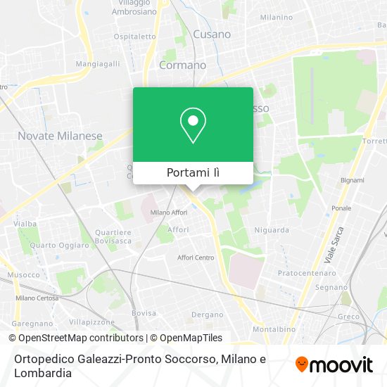 Mappa Ortopedico Galeazzi-Pronto Soccorso