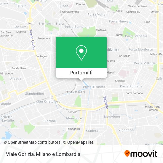 Mappa Viale Gorizia