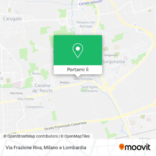 Mappa Via Frazione Riva