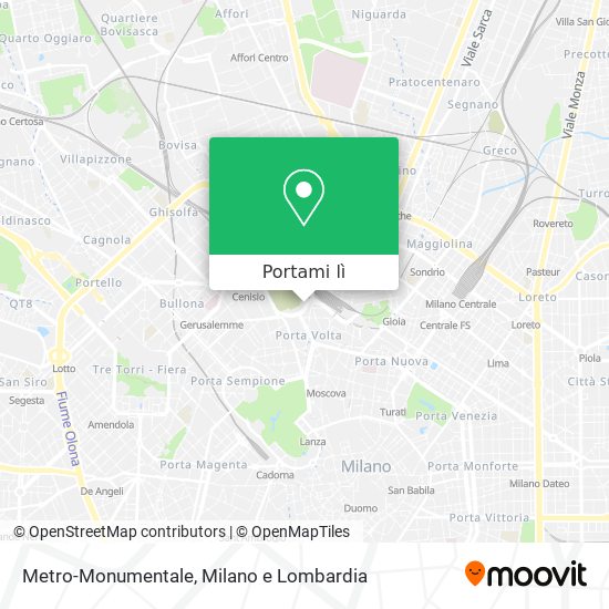 Mappa Metro-Monumentale