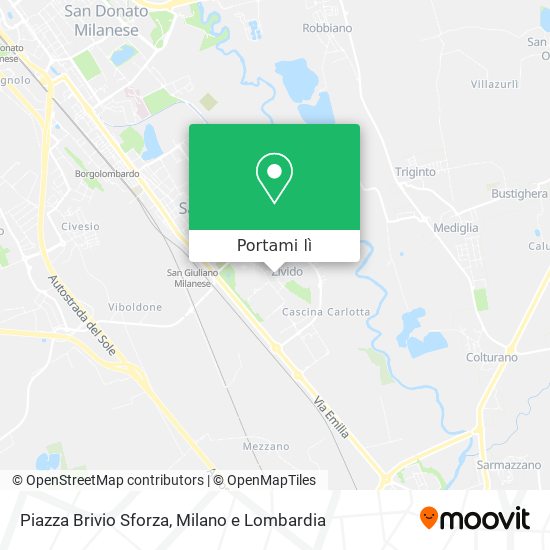 Mappa Piazza Brivio Sforza