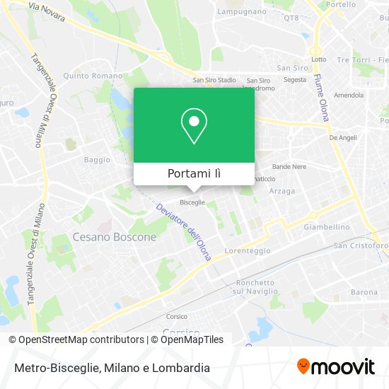 Mappa Metro-Bisceglie