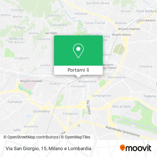 Mappa Via San Giorgio, 15