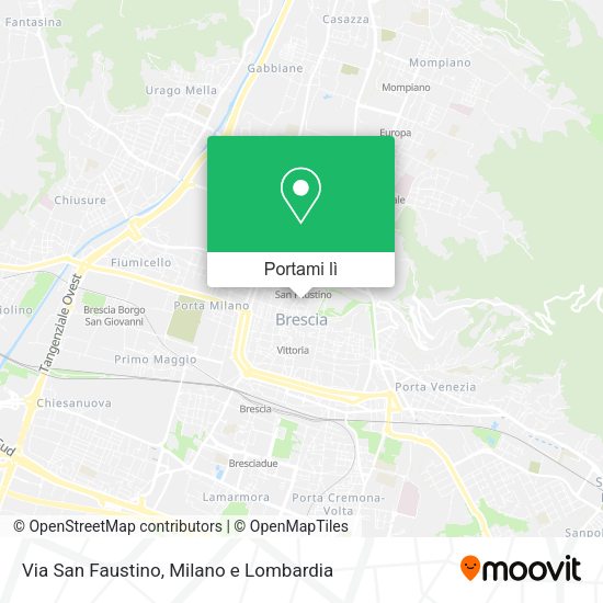 Mappa Via San Faustino