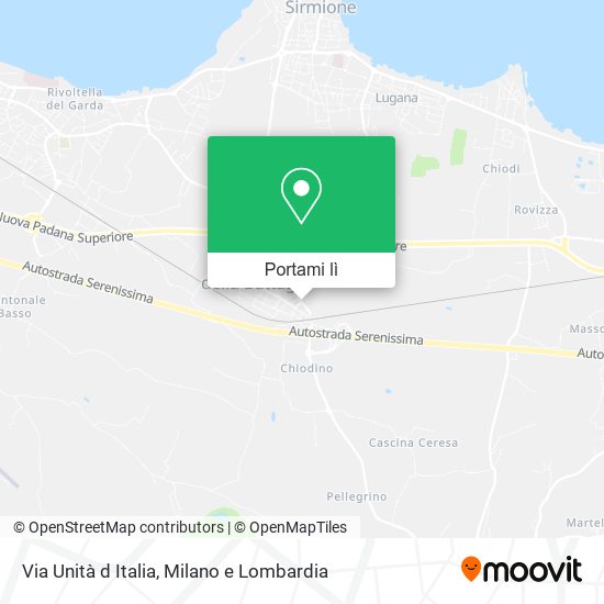 Mappa Via Unità d Italia