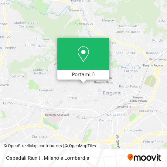 Mappa Ospedali Riuniti