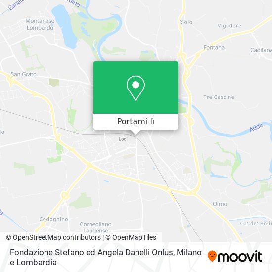 Mappa Fondazione Stefano ed Angela Danelli Onlus