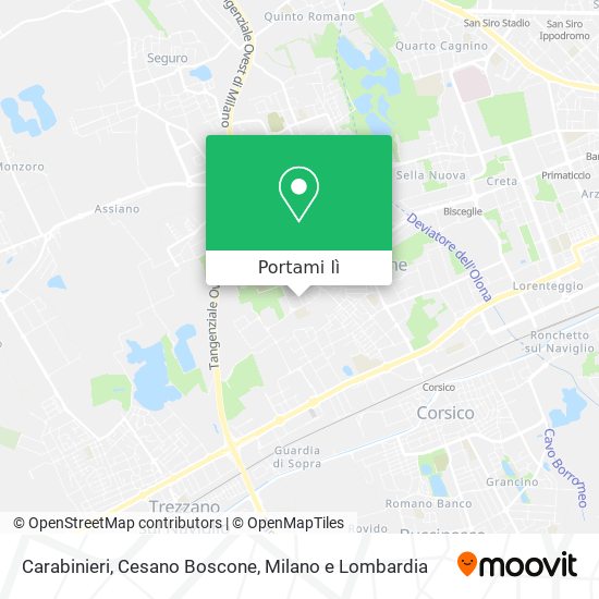 Mappa Carabinieri, Cesano Boscone
