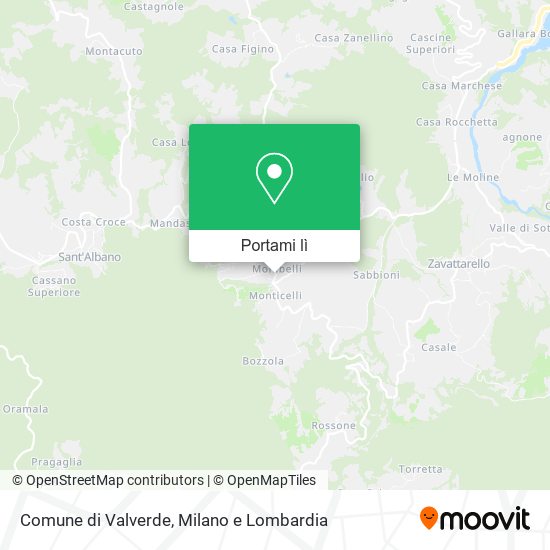 Mappa Comune di Valverde