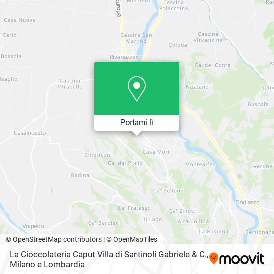 Mappa La Cioccolateria Caput Villa di Santinoli Gabriele & C.