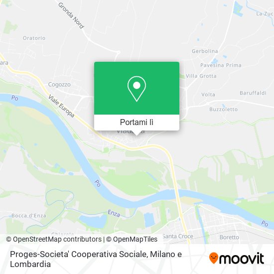 Mappa Proges-Societa' Cooperativa Sociale