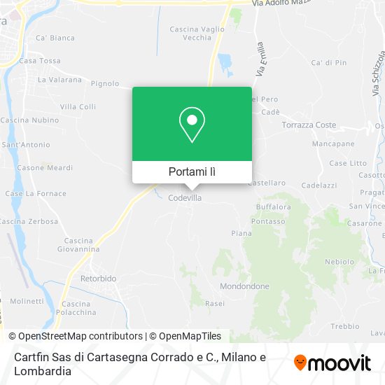 Mappa Cartfin Sas di Cartasegna Corrado e C.