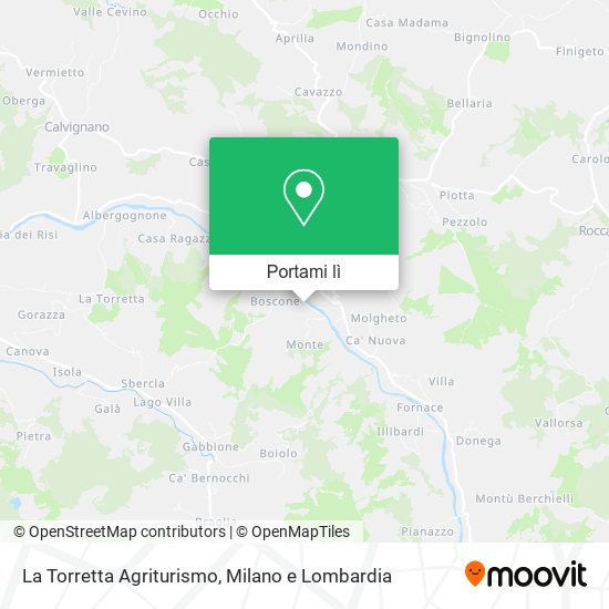 Mappa La Torretta Agriturismo