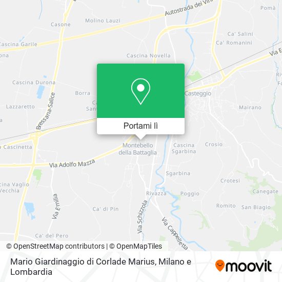 Mappa Mario Giardinaggio di Corlade Marius