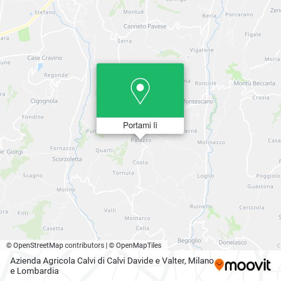 Mappa Azienda Agricola Calvi di Calvi Davide e Valter