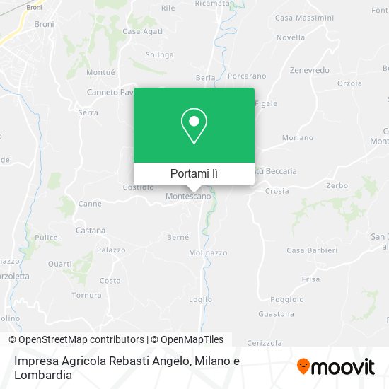 Mappa Impresa Agricola Rebasti Angelo