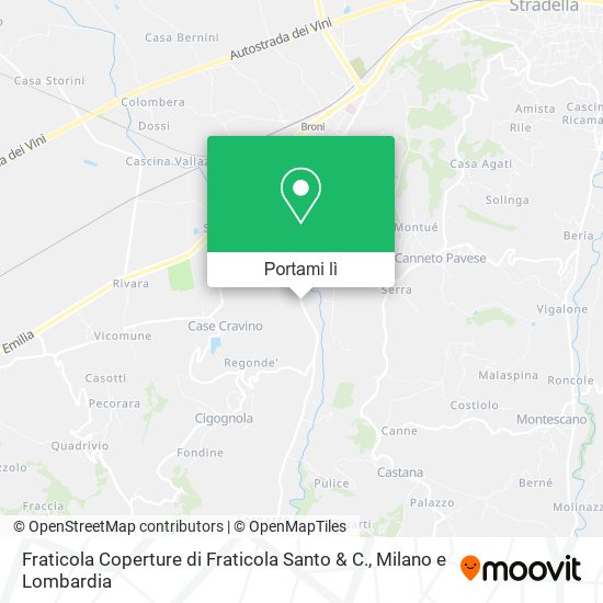 Mappa Fraticola Coperture di Fraticola Santo & C.