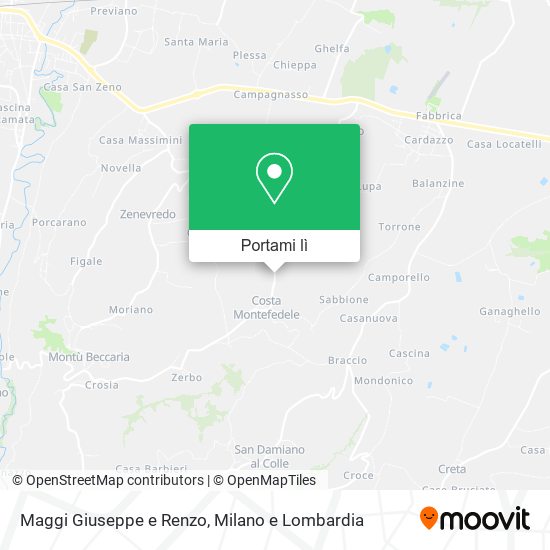 Mappa Maggi Giuseppe e Renzo