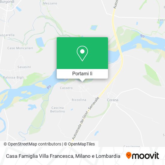 Mappa Casa Famiglia Villa Francesca