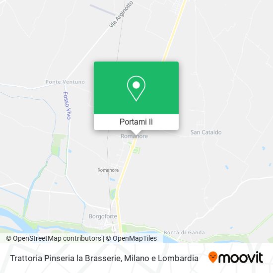 Mappa Trattoria Pinseria la Brasserie