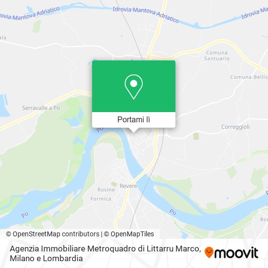 Mappa Agenzia Immobiliare Metroquadro di Littarru Marco