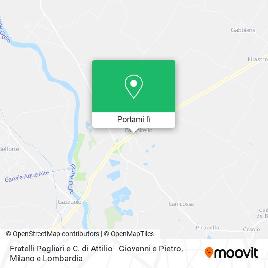 Mappa Fratelli Pagliari e C. di Attilio - Giovanni e Pietro