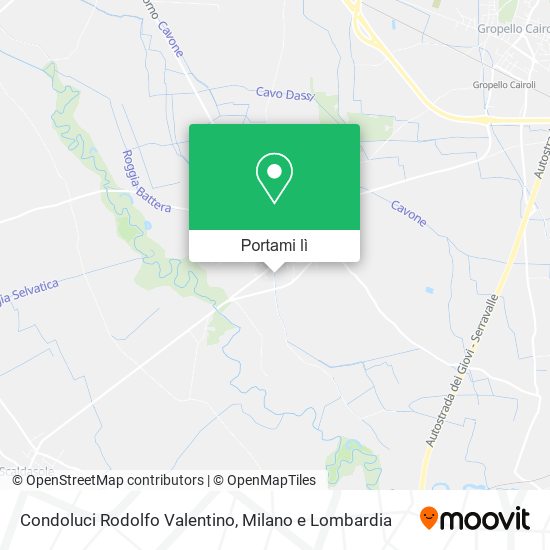 Mappa Condoluci Rodolfo Valentino