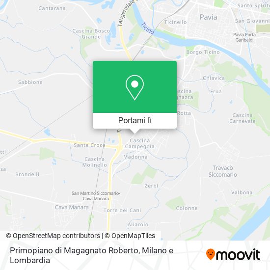 Mappa Primopiano di Magagnato Roberto