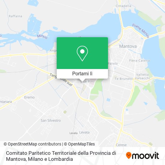 Mappa Comitato Paritetico Territoriale della Provincia di Mantova