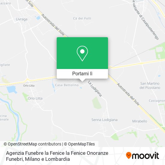 Mappa Agenzia Funebre la Fenice la Fenice Onoranze Funebri