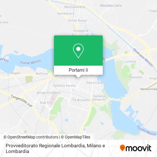 Mappa Provveditorato Regionale Lombardia