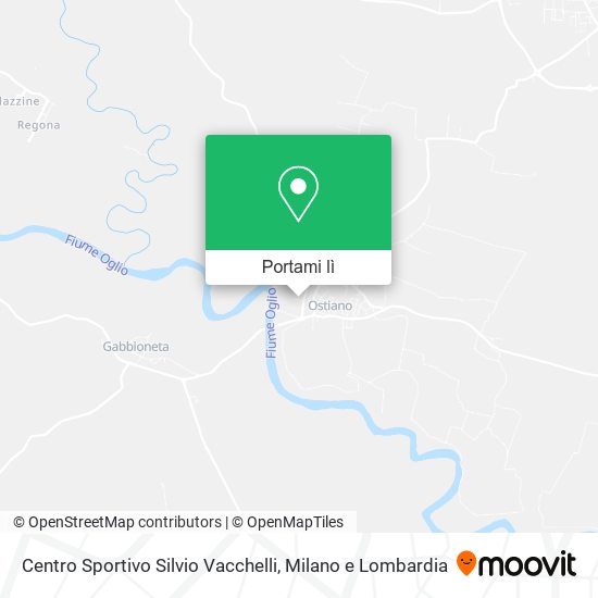 Mappa Centro Sportivo Silvio Vacchelli