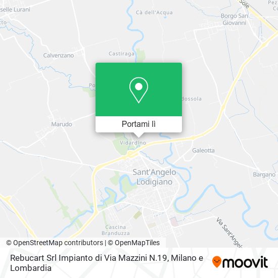 Mappa Rebucart Srl Impianto di Via Mazzini N.19