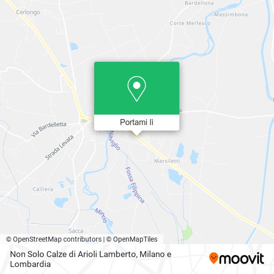 Mappa Non Solo Calze di Arioli Lamberto